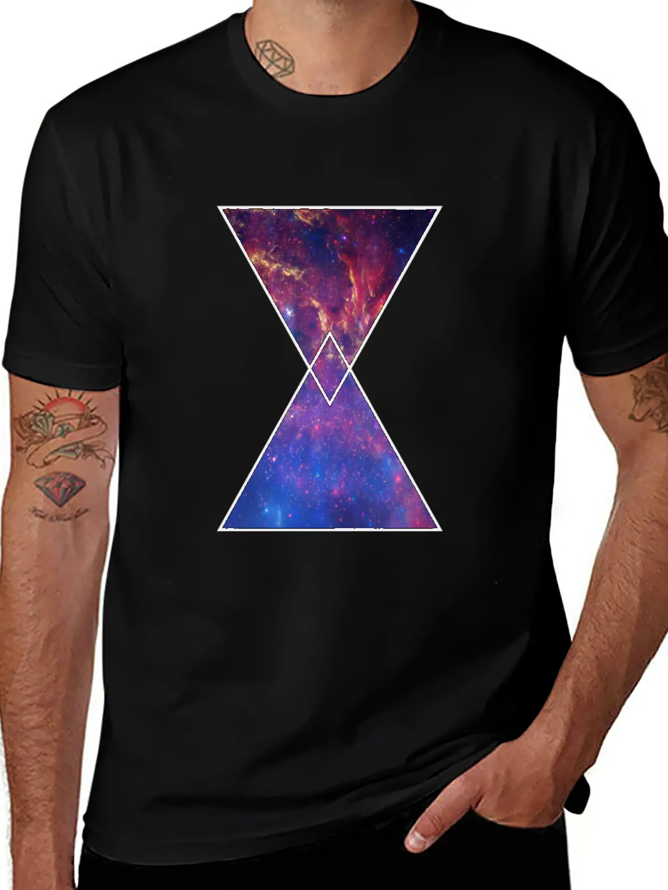 Hourglass Galaxy Timeless Short Sleeve Tee – Comfy And Minimalist Design