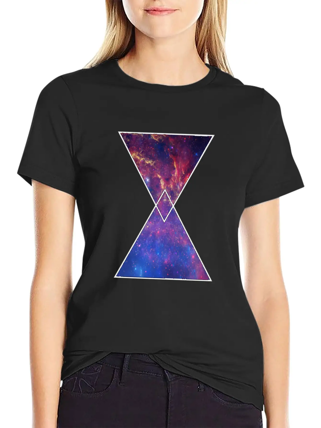 Hourglass Galaxy Timeless Short Sleeve Tee – Comfy And Minimalist Design