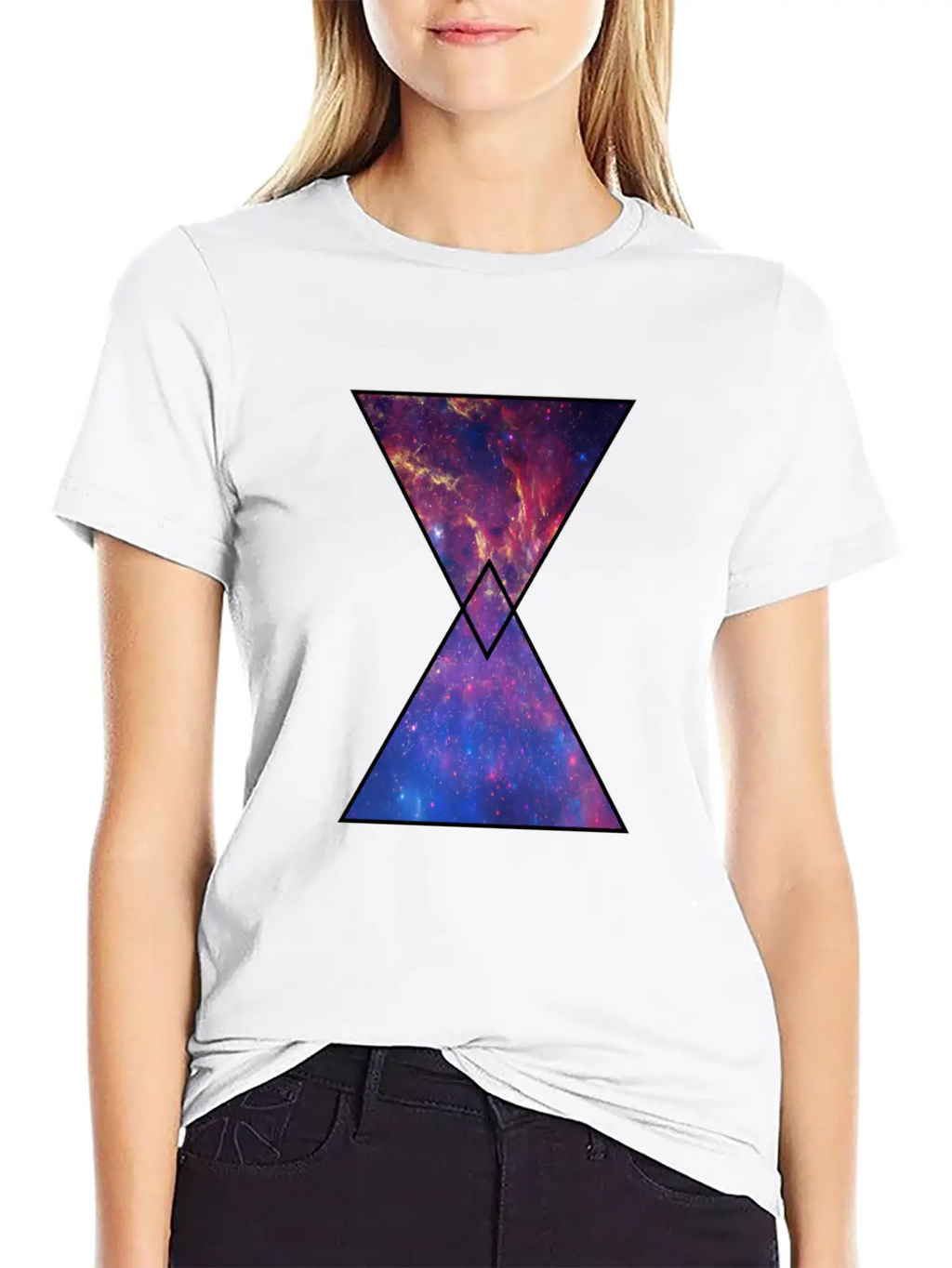 Hourglass Galaxy Timeless Short Sleeve Tee – Comfy And Minimalist Design