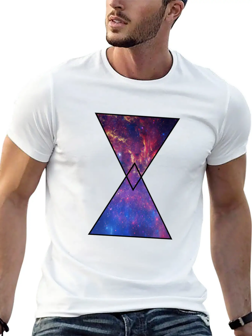 Hourglass Galaxy Timeless Short Sleeve Tee – Comfy And Minimalist Design