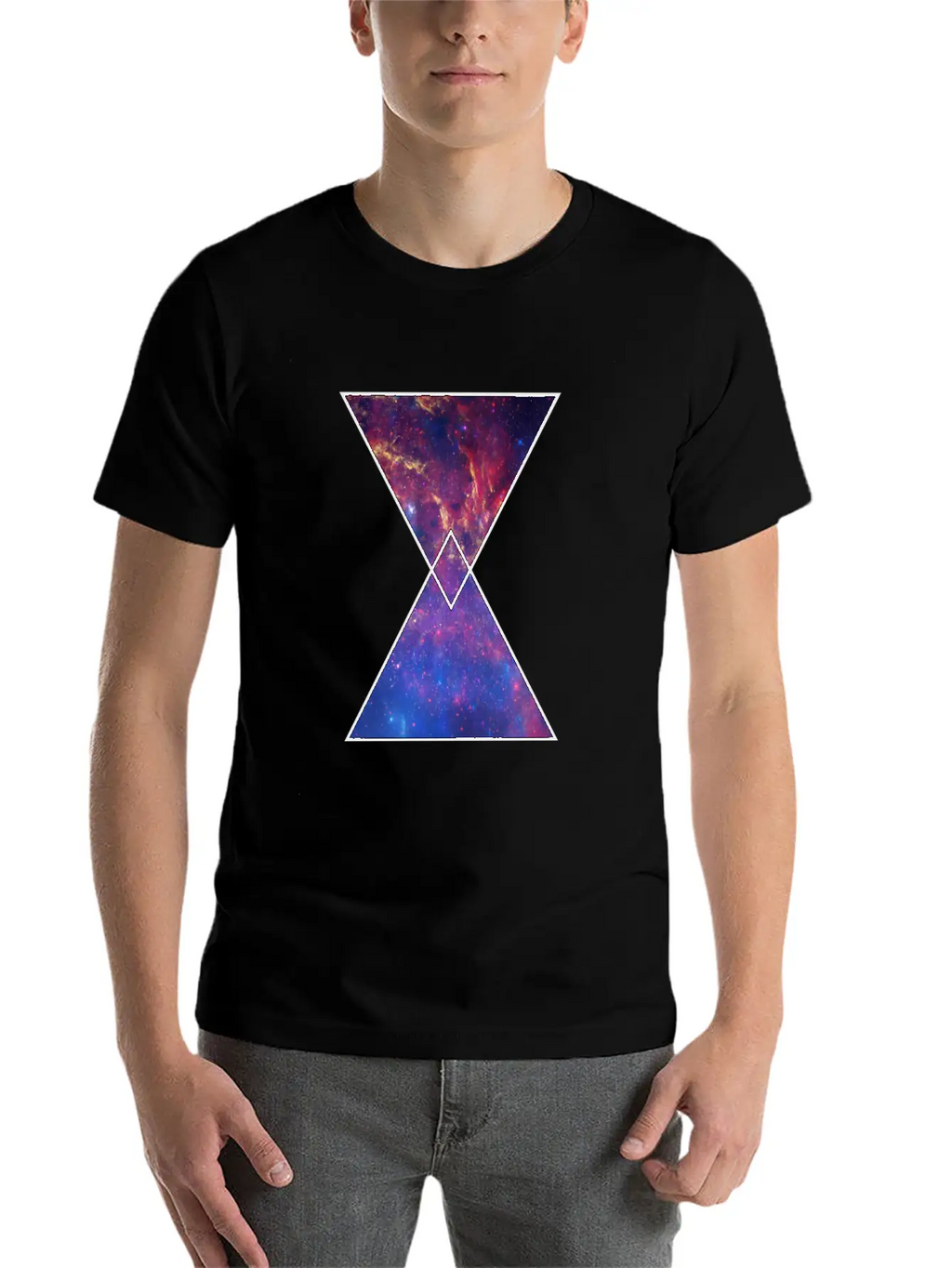 Hourglass Galaxy Timeless Short Sleeve Tee – Comfy And Minimalist Design