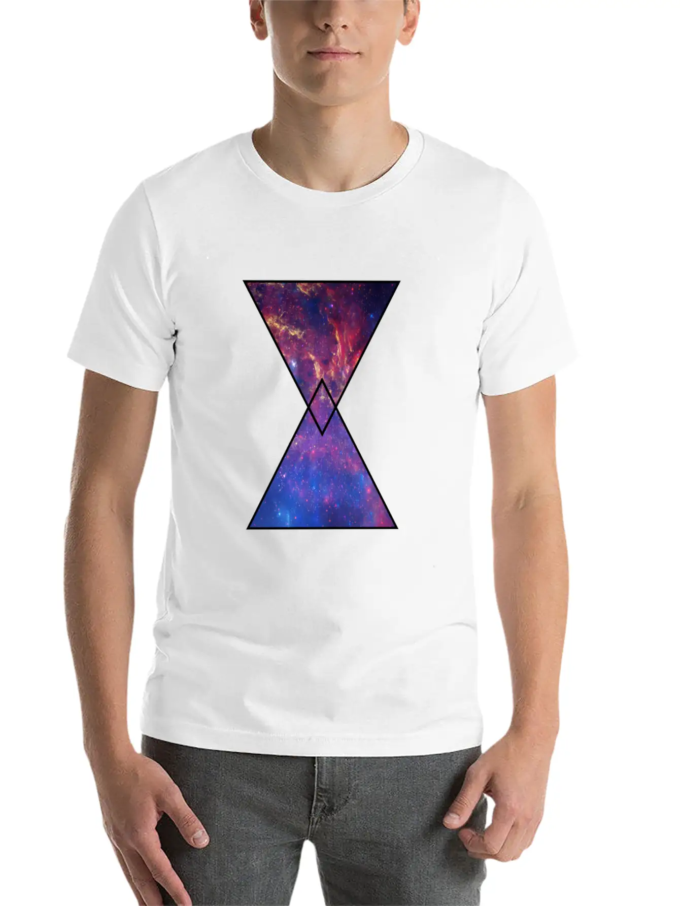 Hourglass Galaxy Timeless Short Sleeve Tee – Comfy And Minimalist Design