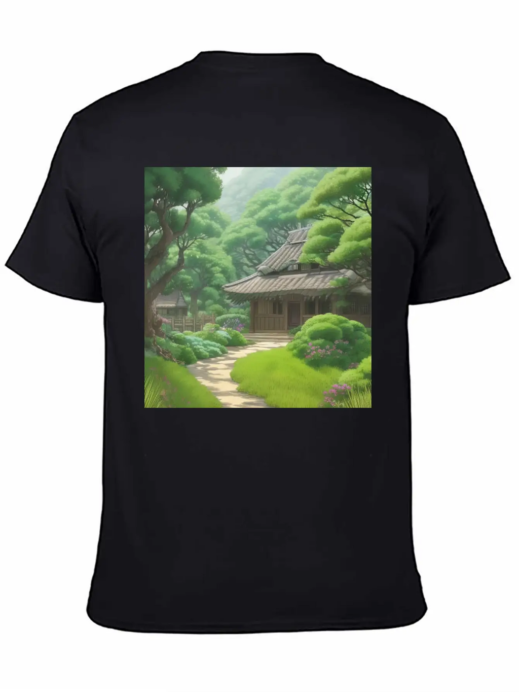 House In Forest Stylish Everyday T-Shirt – Unisex Basic Cotton Tee