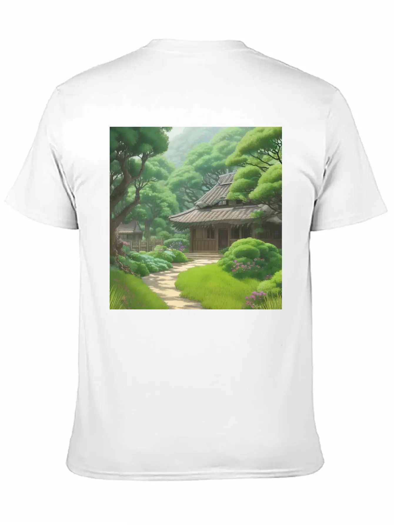 House In Forest Stylish Everyday T-Shirt – Unisex Basic Cotton Tee