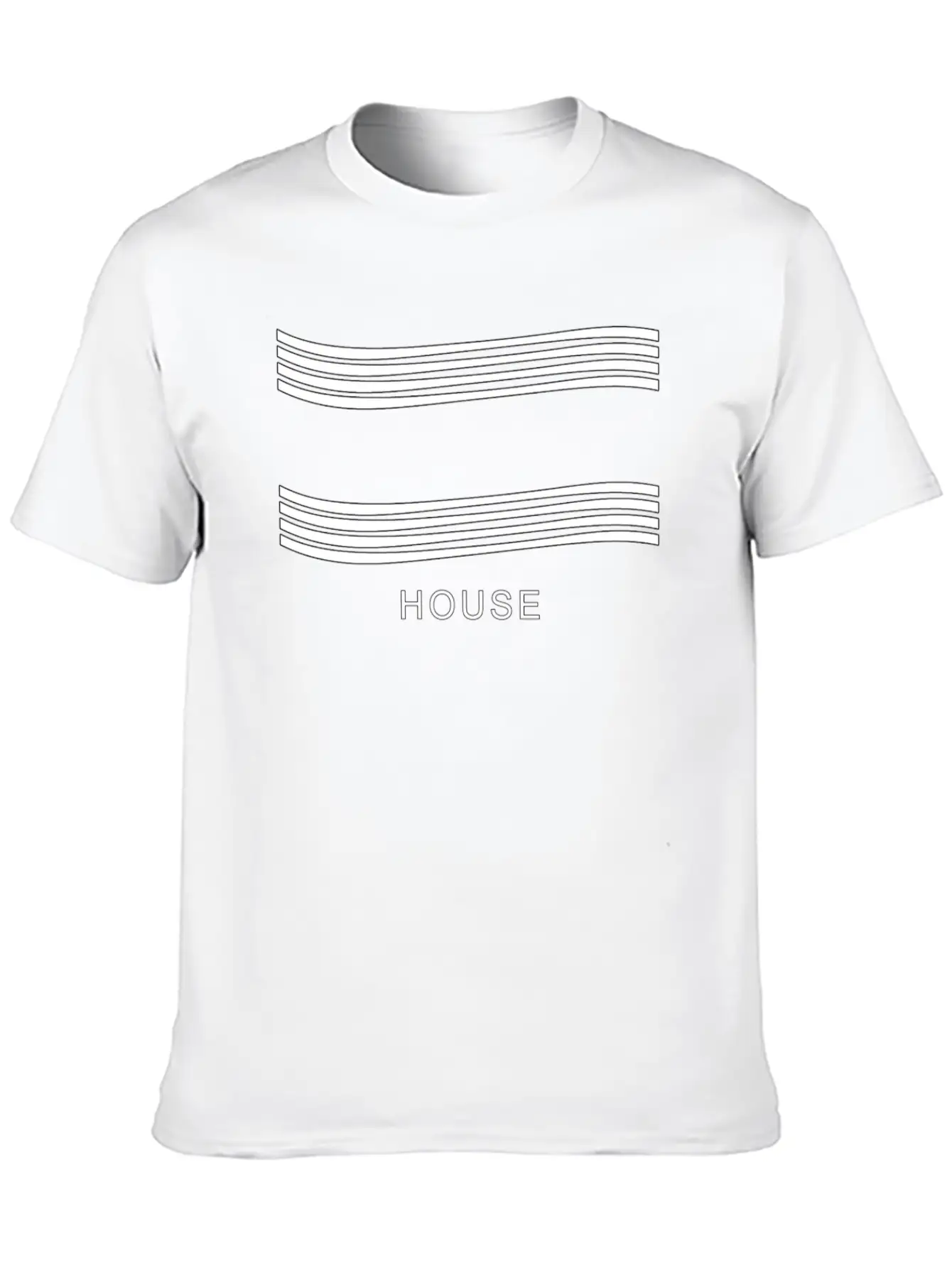 House Music Basic Graphic T-Shirt – Daily Comfort In Soft Cotton