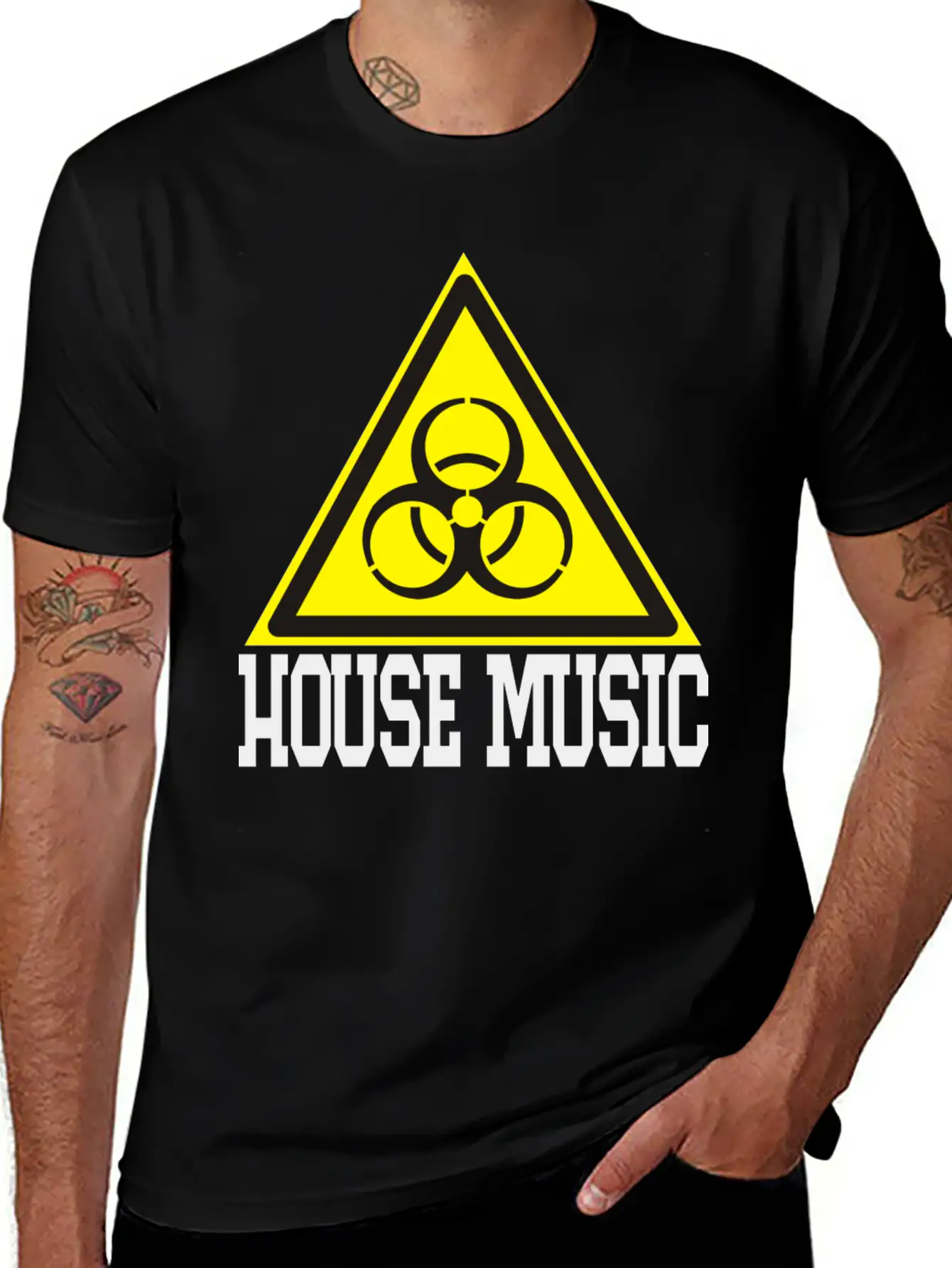 House Music Classic Cotton Tee – Unisex Comfort For Any Season