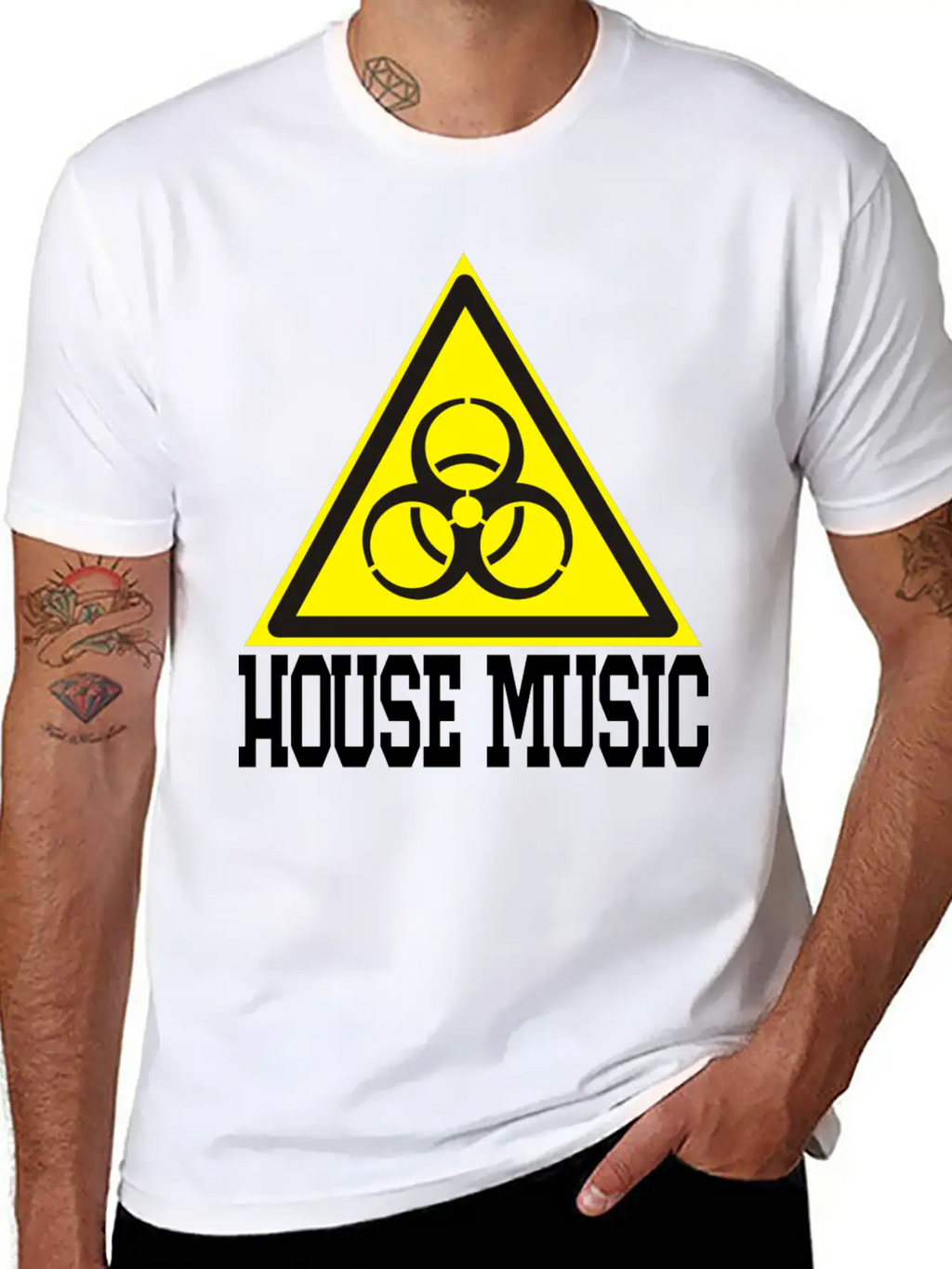 House Music Classic Cotton Tee – Unisex Comfort For Any Season