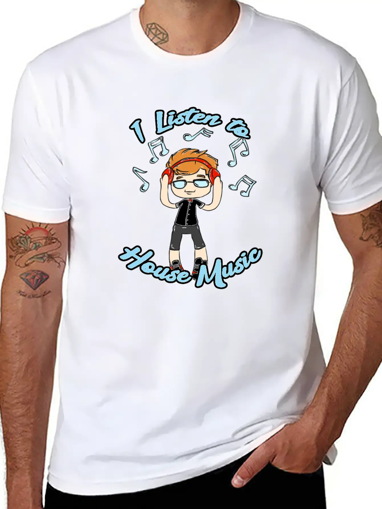 House Music Relaxed Everyday Tee – Lightweight And Durable Cotton