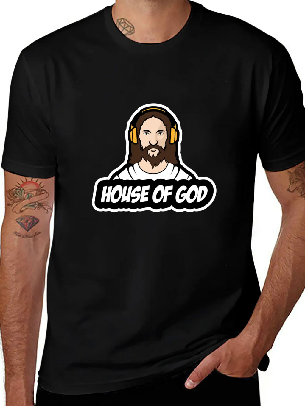 House Of God Stylish Everyday T-Shirt – Unisex Basic Cotton Tee