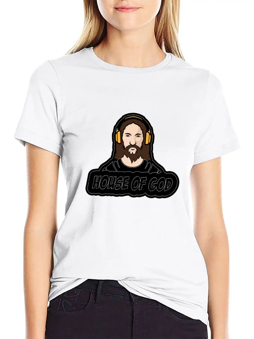 House Of God Stylish Everyday T-Shirt – Unisex Basic Cotton Tee