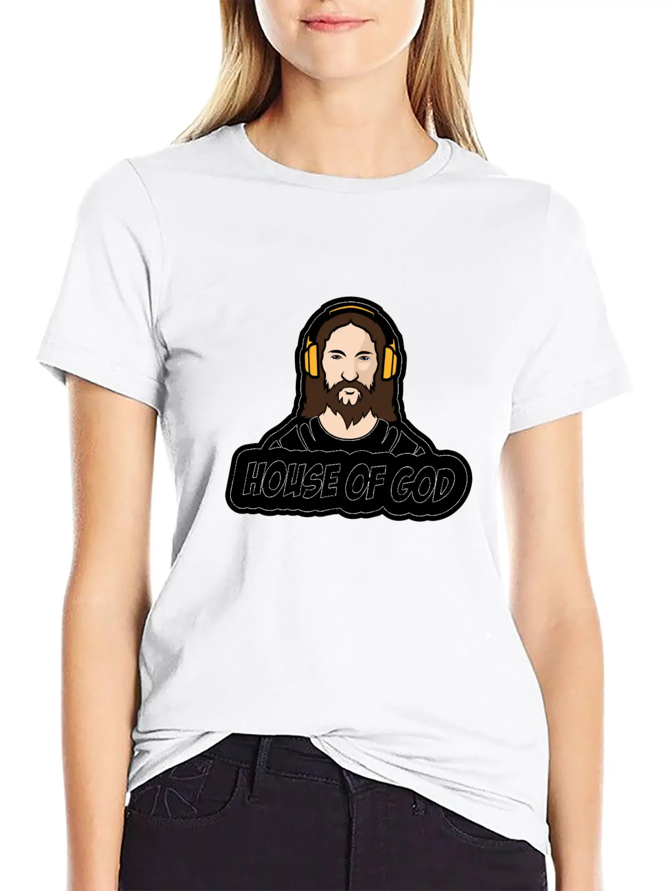 House Of God Stylish Everyday T-Shirt – Unisex Basic Cotton Tee