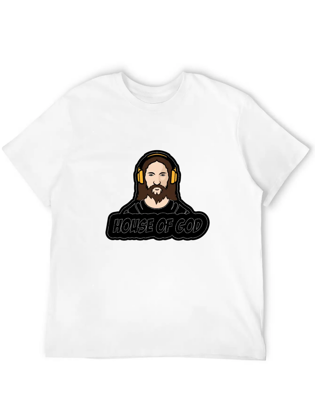 House Of God Stylish Everyday T-Shirt – Unisex Basic Cotton Tee