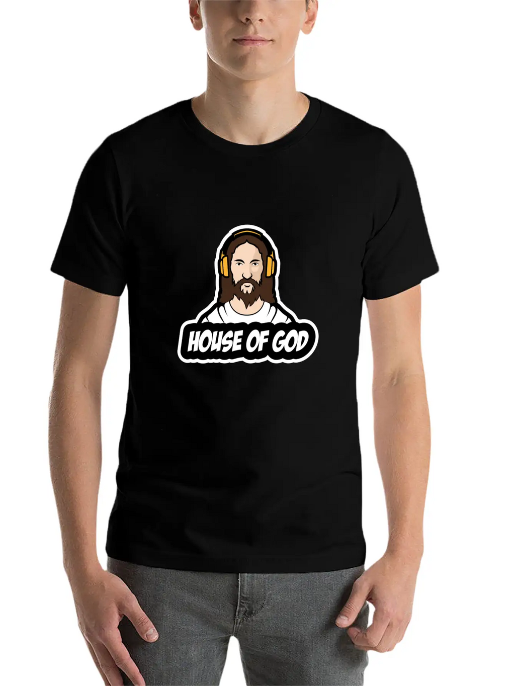 House Of God Stylish Everyday T-Shirt – Unisex Basic Cotton Tee