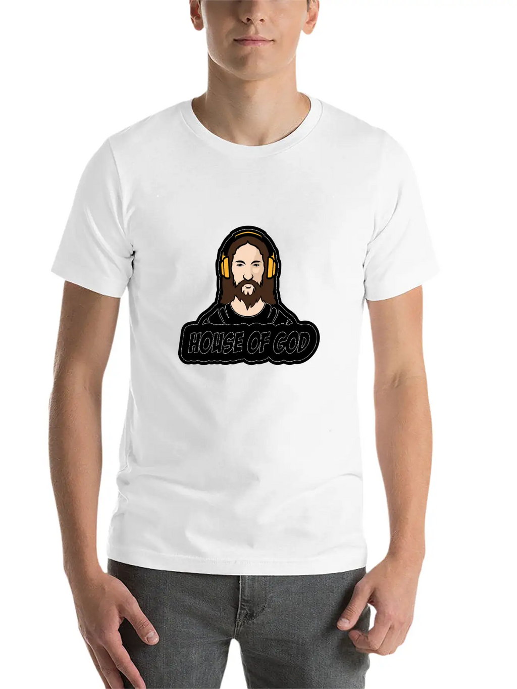 House Of God Stylish Everyday T-Shirt – Unisex Basic Cotton Tee