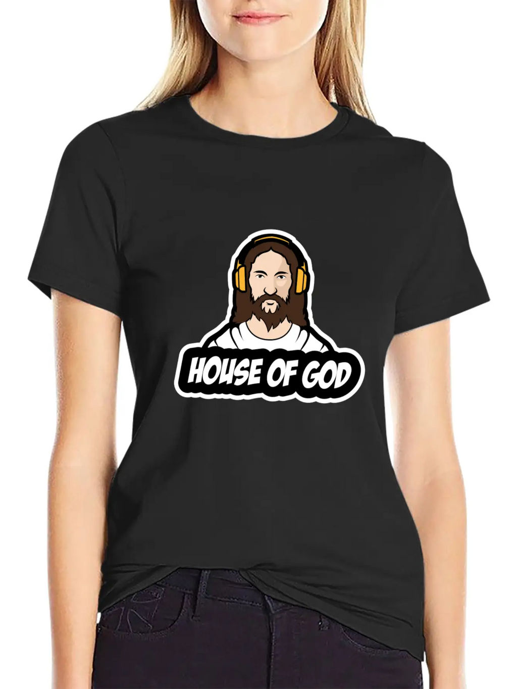 House Of God Stylish Everyday T-Shirt – Unisex Basic Cotton Tee