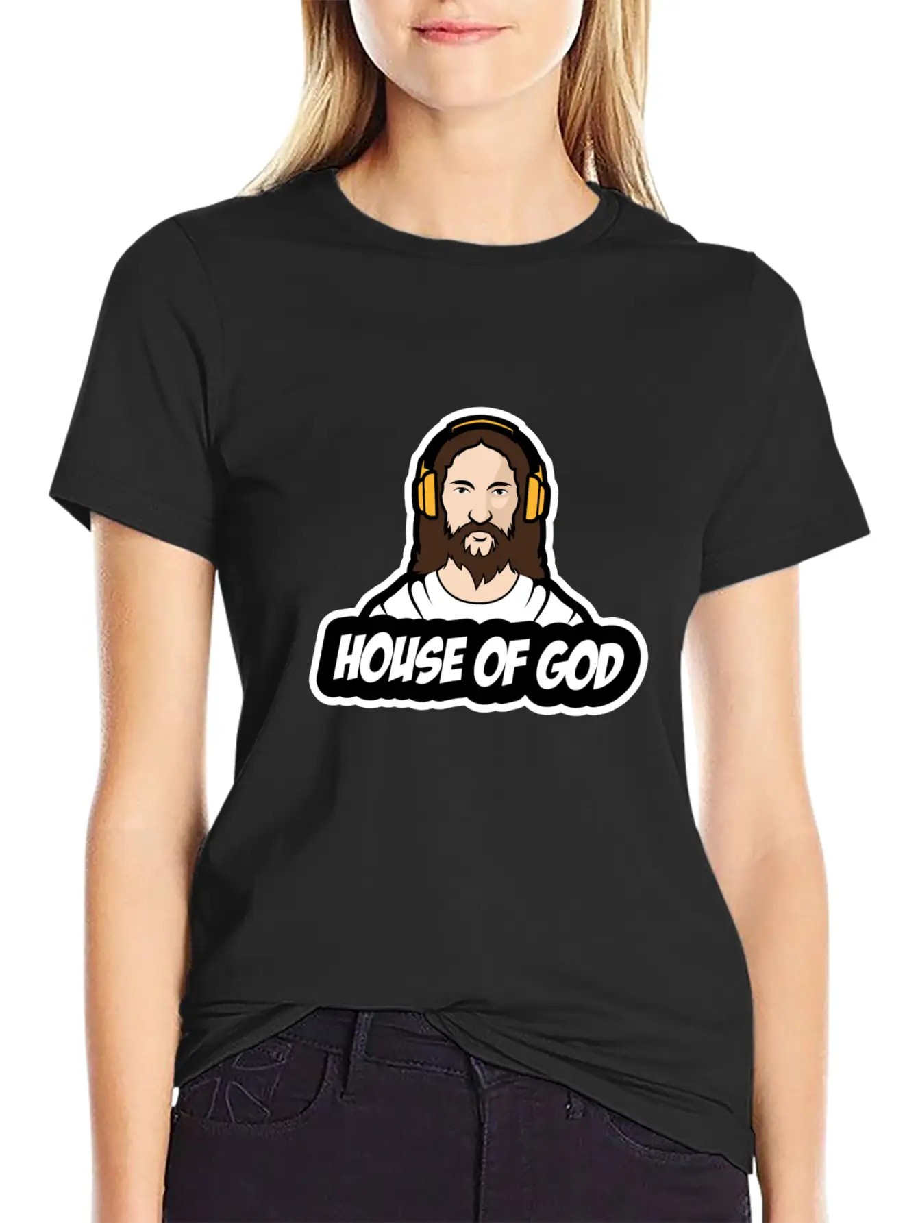 House Of God Stylish Everyday T-Shirt – Unisex Basic Cotton Tee