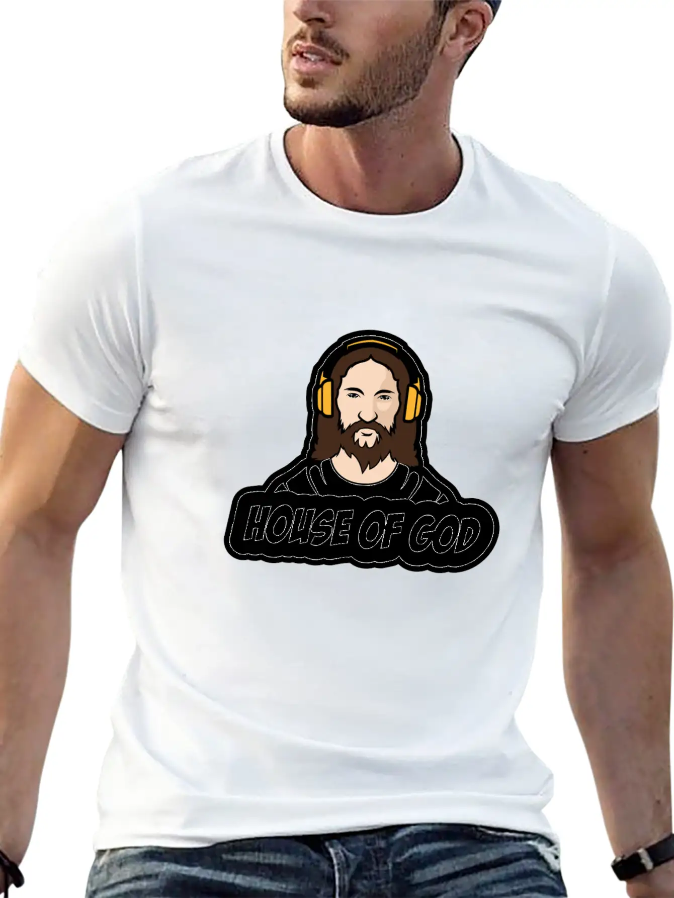 House Of God Stylish Everyday T-Shirt – Unisex Basic Cotton Tee