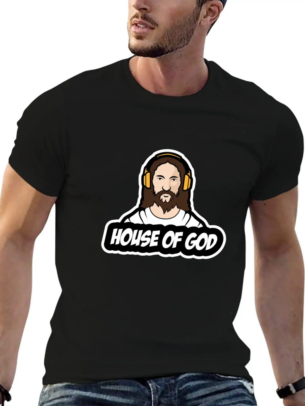 House Of God Stylish Everyday T-Shirt – Unisex Basic Cotton Tee