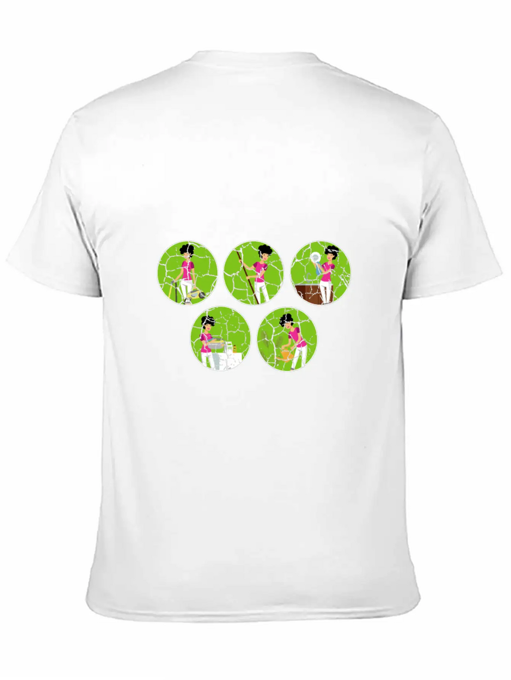 Housework Mum Cleaner Mom Gift Breathable Soft Cotton T-Shirt – Timeless Casual Look