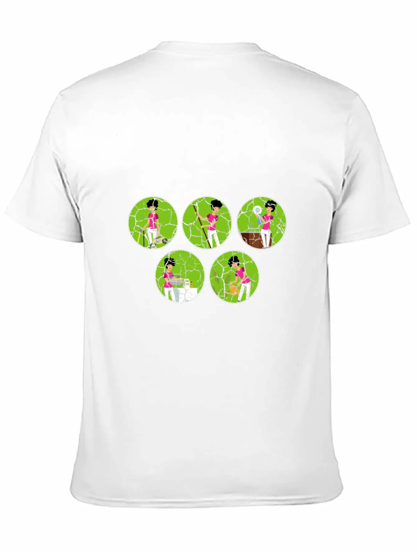 Housework Mum Cleaner Mom Gift Breathable Soft Cotton T-Shirt – Timeless Casual Look
