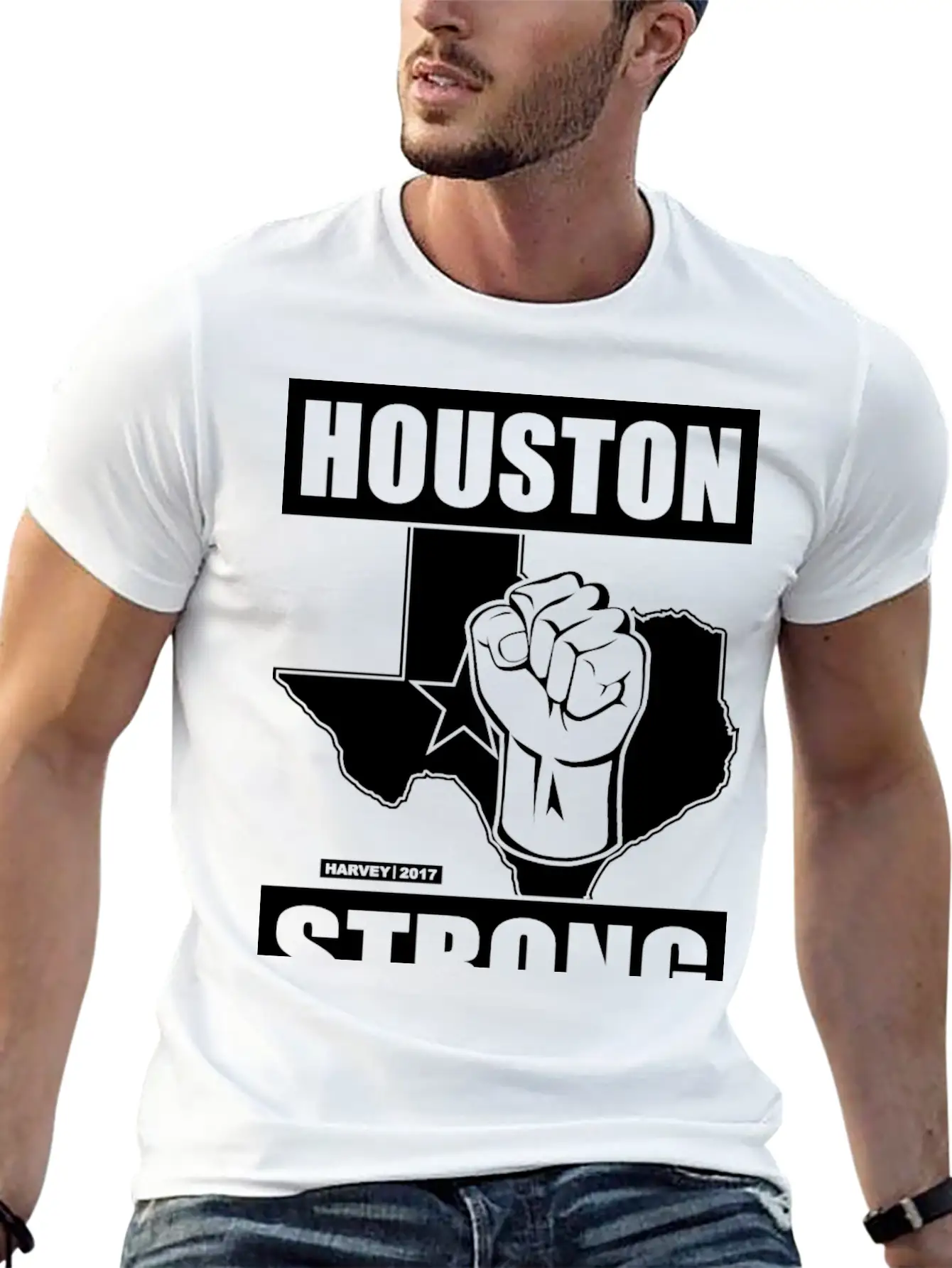 Houston Strong 2 Classic Cotton Tee – Unisex Comfort For Any Season