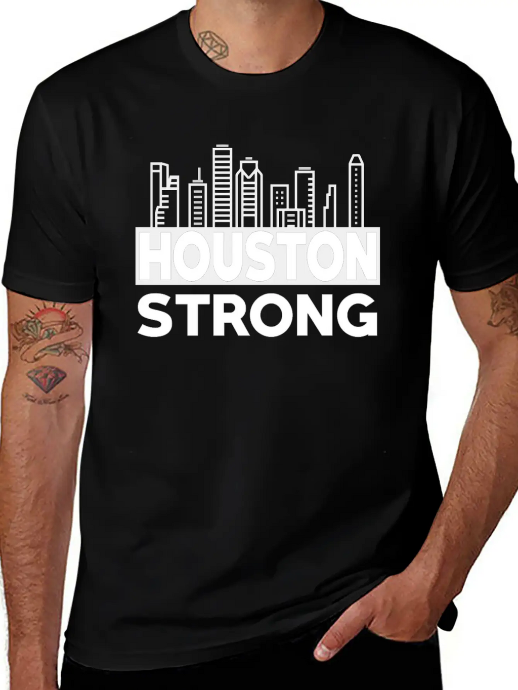 Houston Strong City Classic Cotton Tee – Unisex Comfort For Any Season
