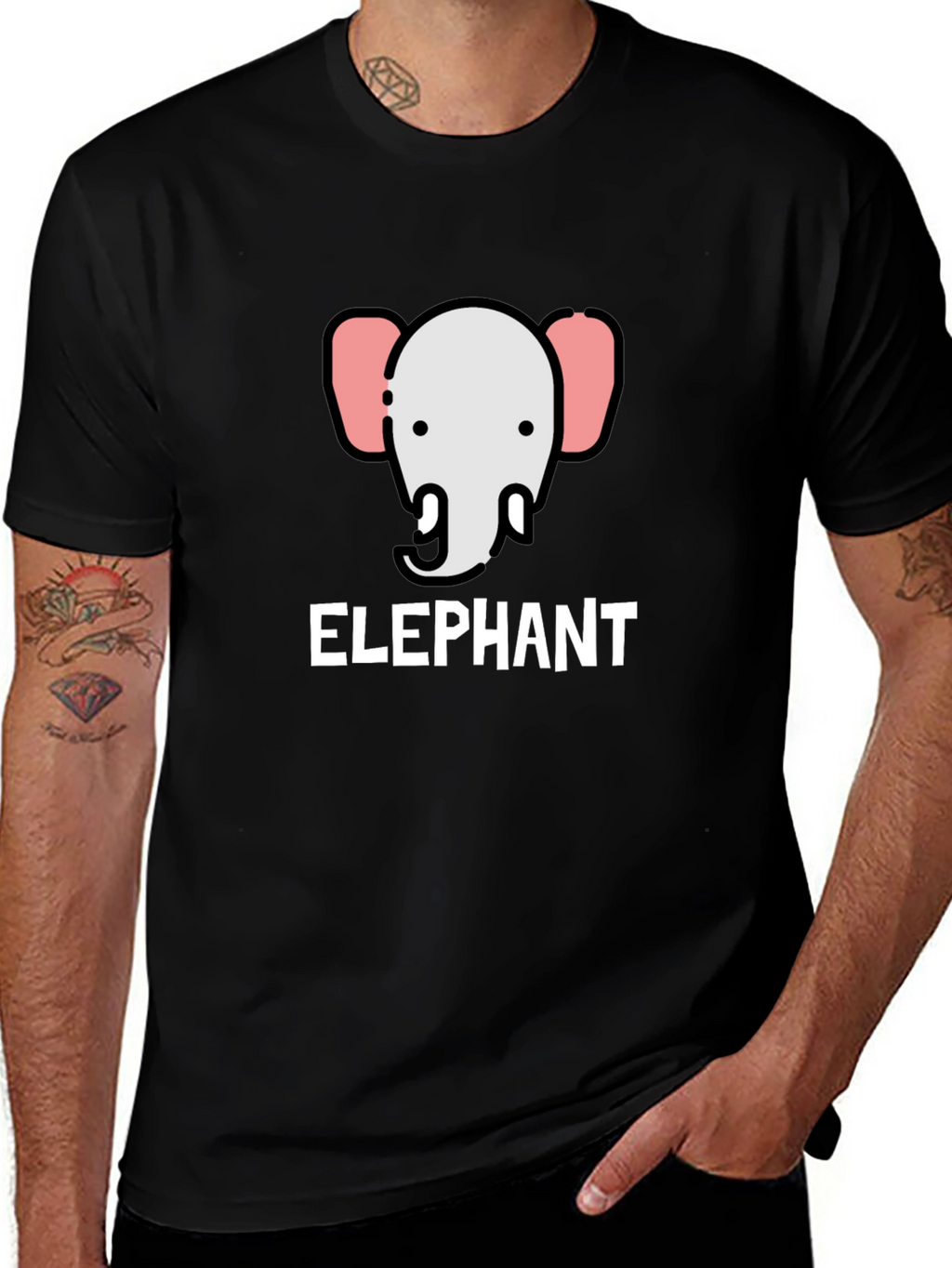 Elephant Graphic Tee - Casual Style