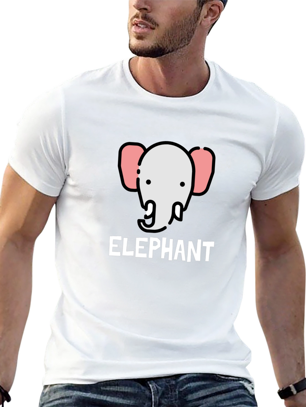 Elephant Graphic Tee - Casual Style
