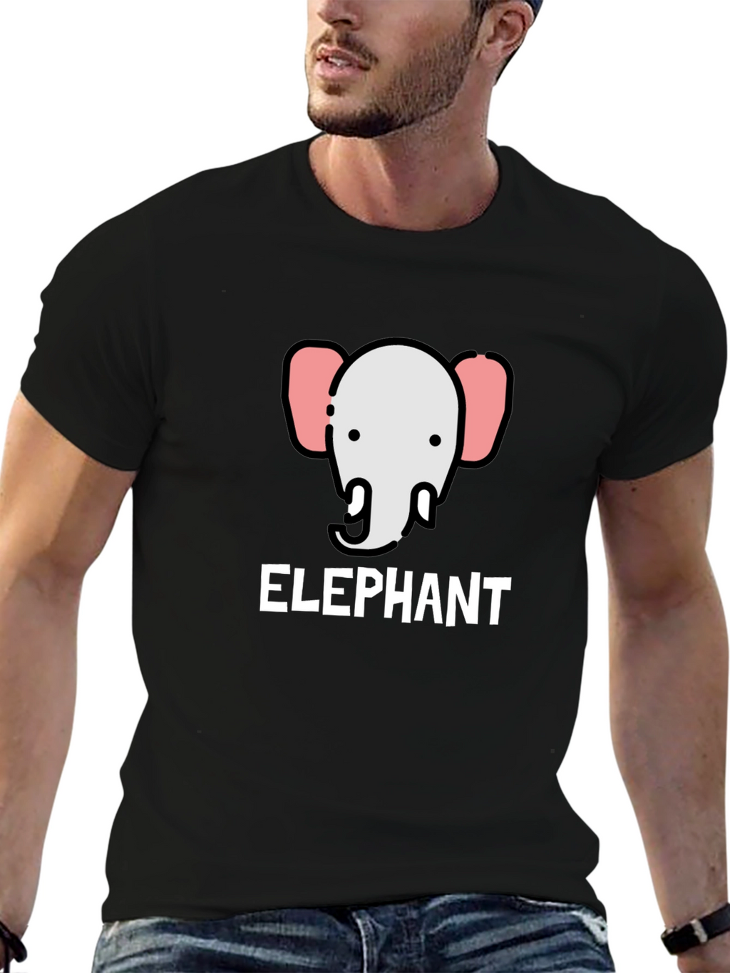 Elephant Graphic Tee - Casual Style