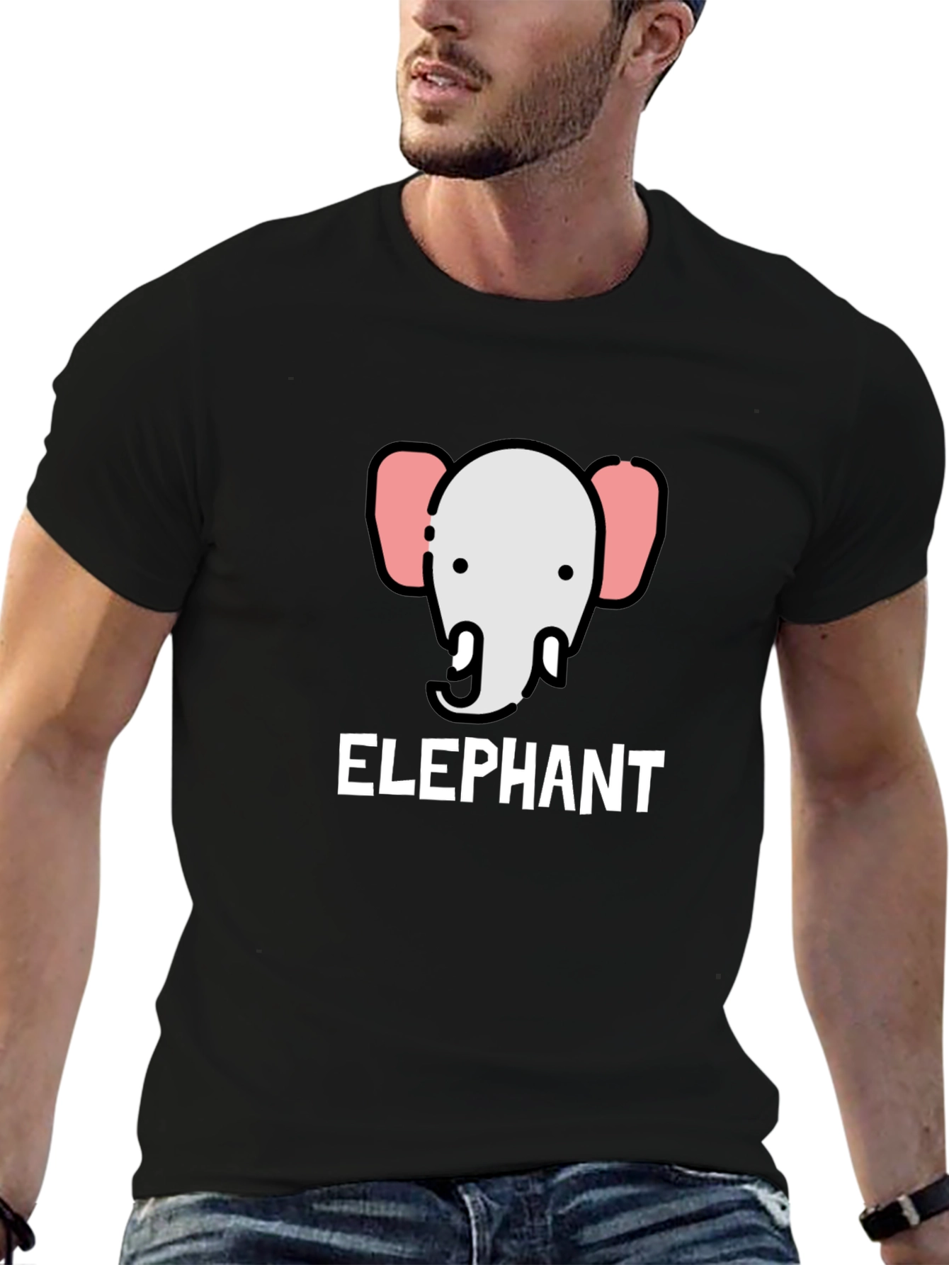 Elephant Graphic Tee - Casual Style