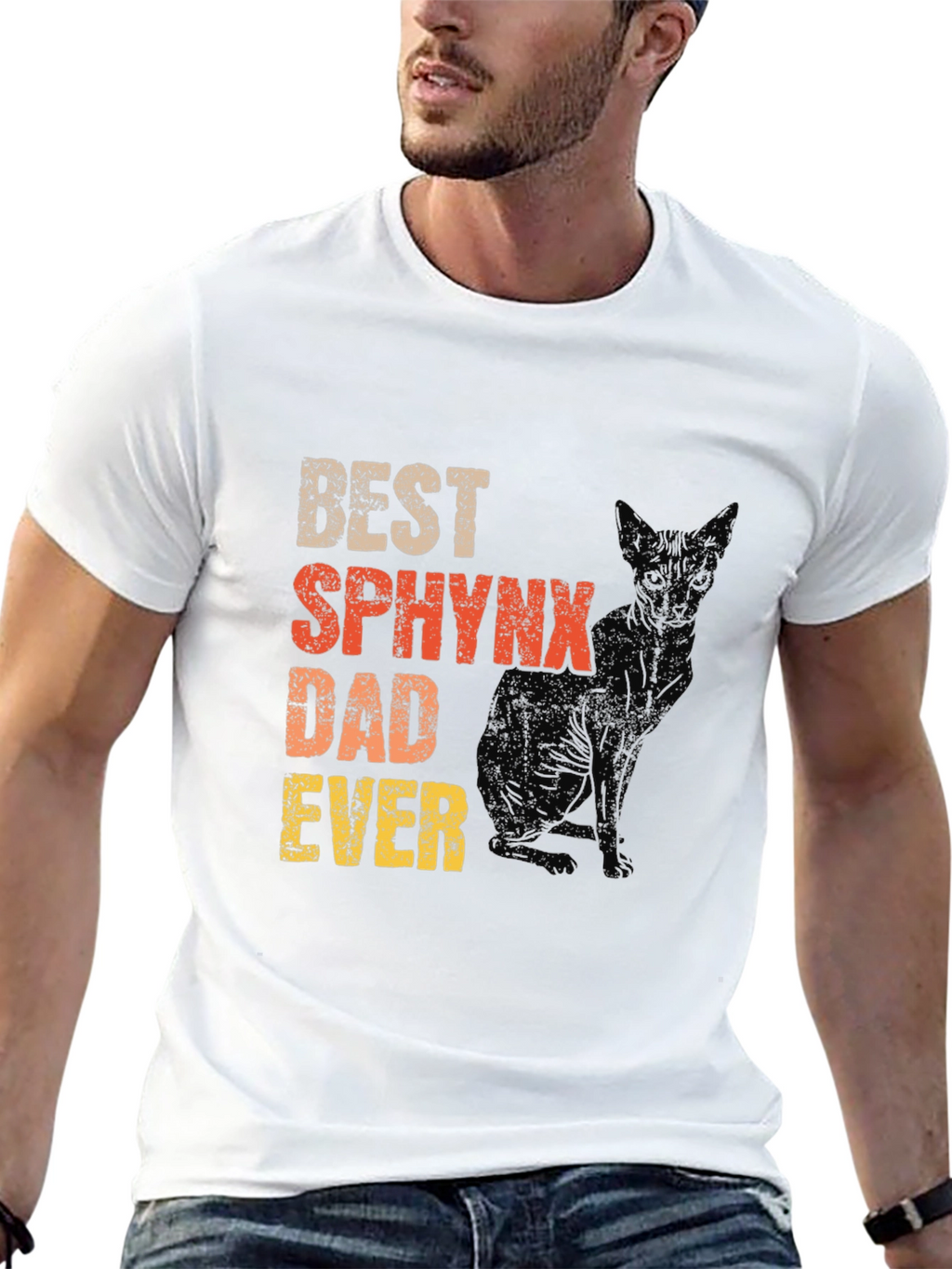 Best Sphynx Dad Ever T-Shirt