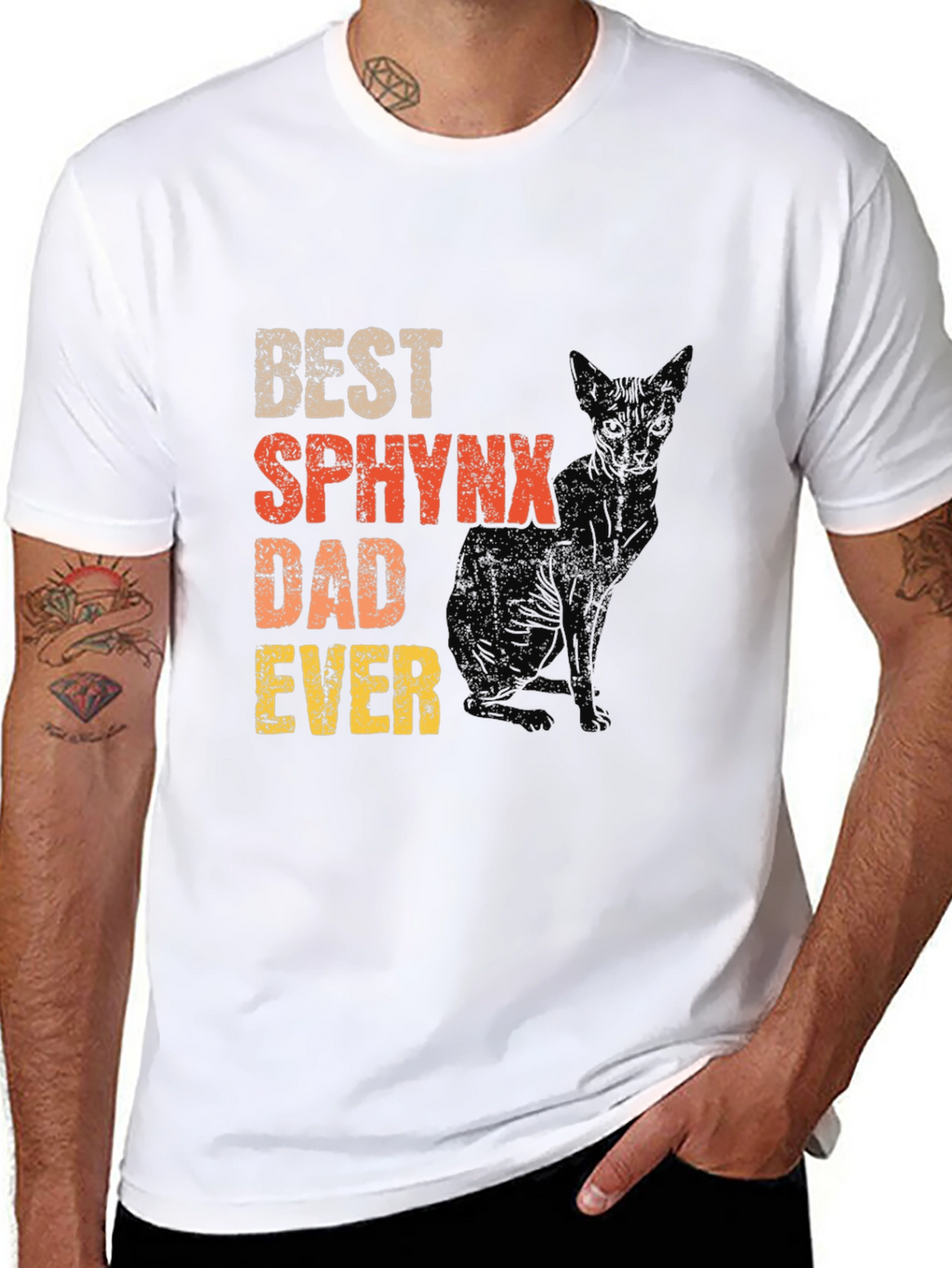 Best Sphynx Dad Ever T-Shirt