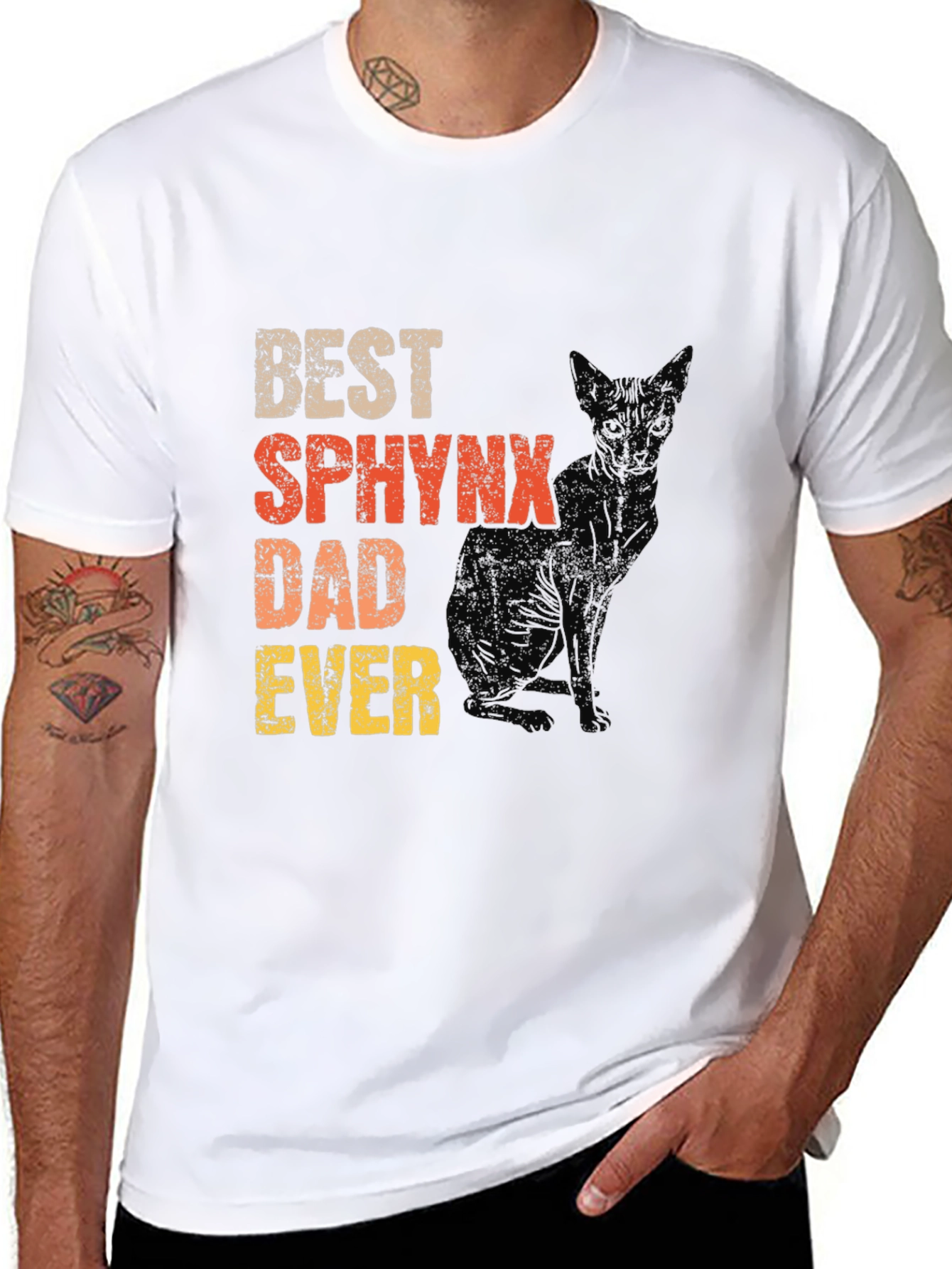 Best Sphynx Dad Ever T-Shirt
