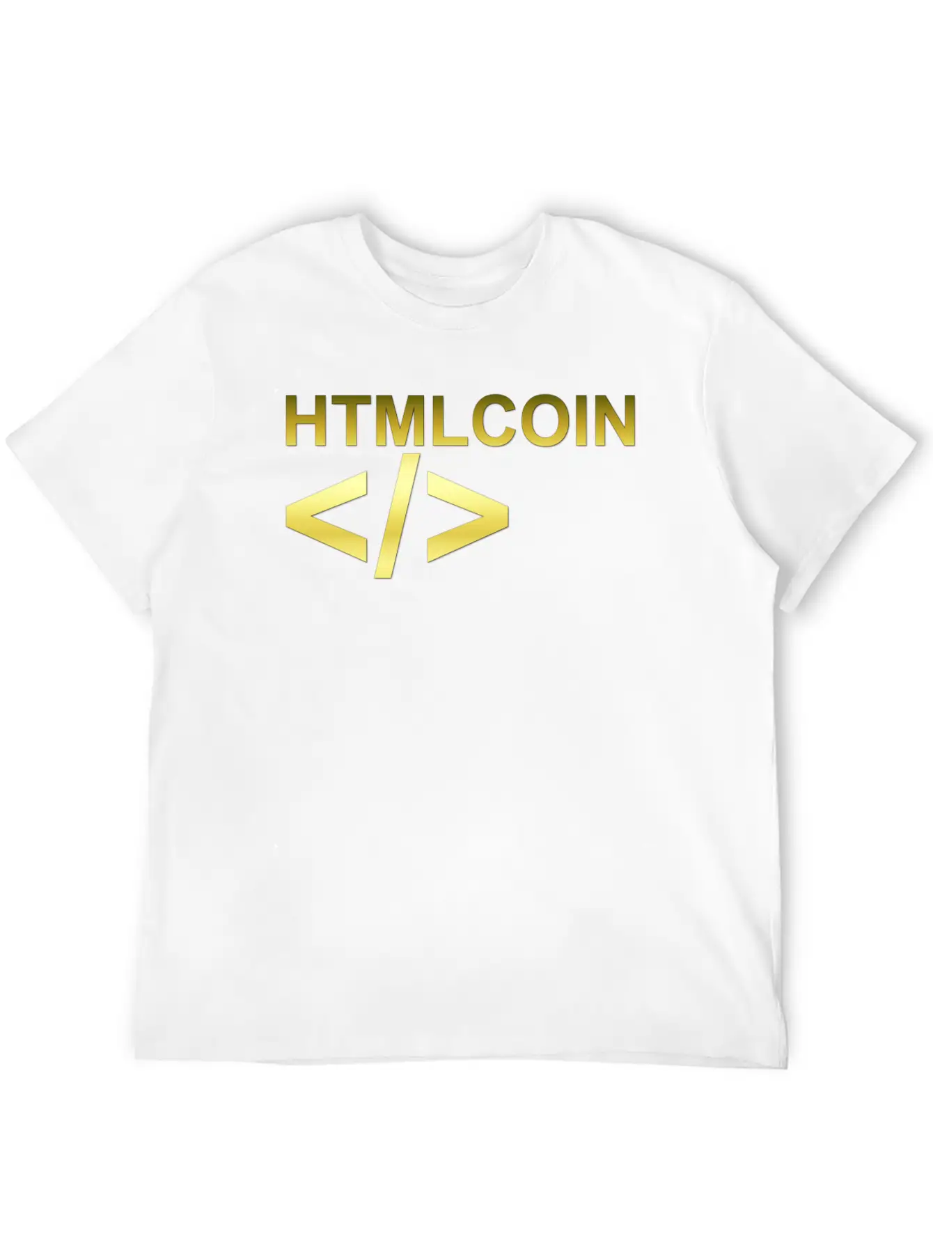 HTMLCOIN LOGO B Classic Cotton Tee – Unisex Comfort For Any Season