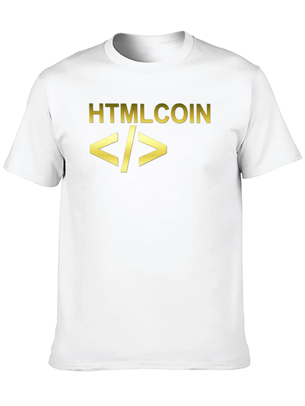 HTMLCOIN LOGO B Classic Cotton Tee – Unisex Comfort For Any Season