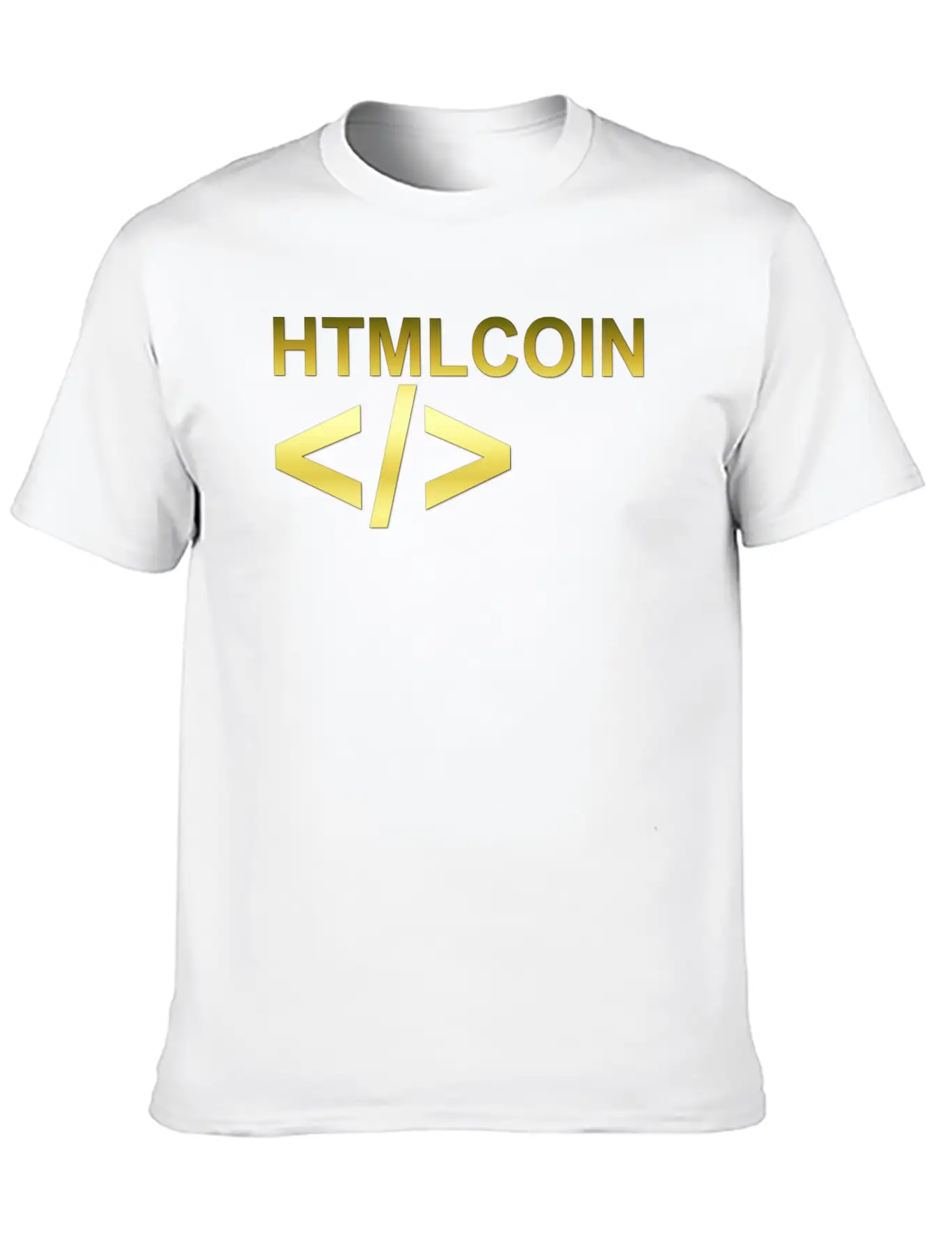 HTMLCOIN LOGO B Classic Cotton Tee – Unisex Comfort For Any Season