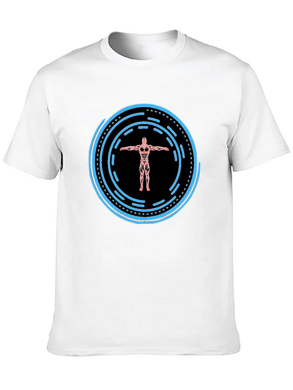 Human Circle Future Stylish Everyday T-Shirt – Unisex Basic Cotton Tee