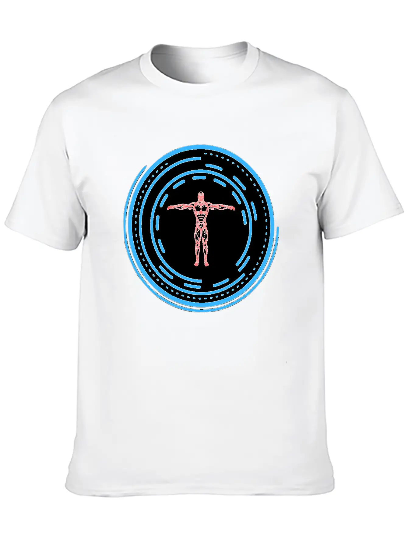 Human Circle Future Stylish Everyday T-Shirt – Unisex Basic Cotton Tee