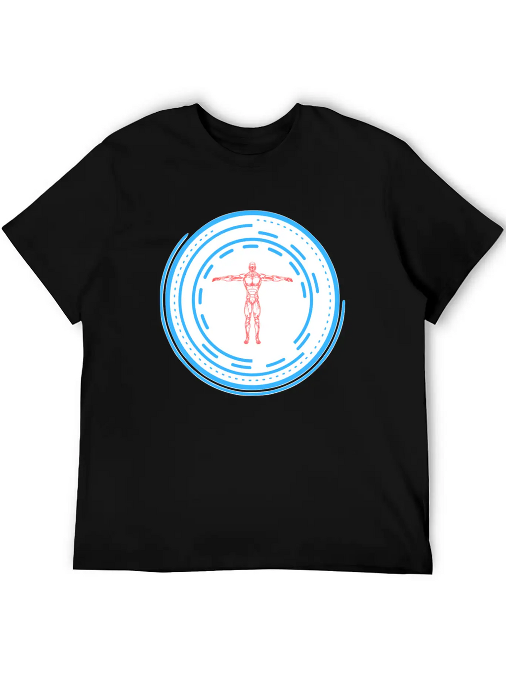 Human Circle Future Stylish Everyday T-Shirt – Unisex Basic Cotton Tee