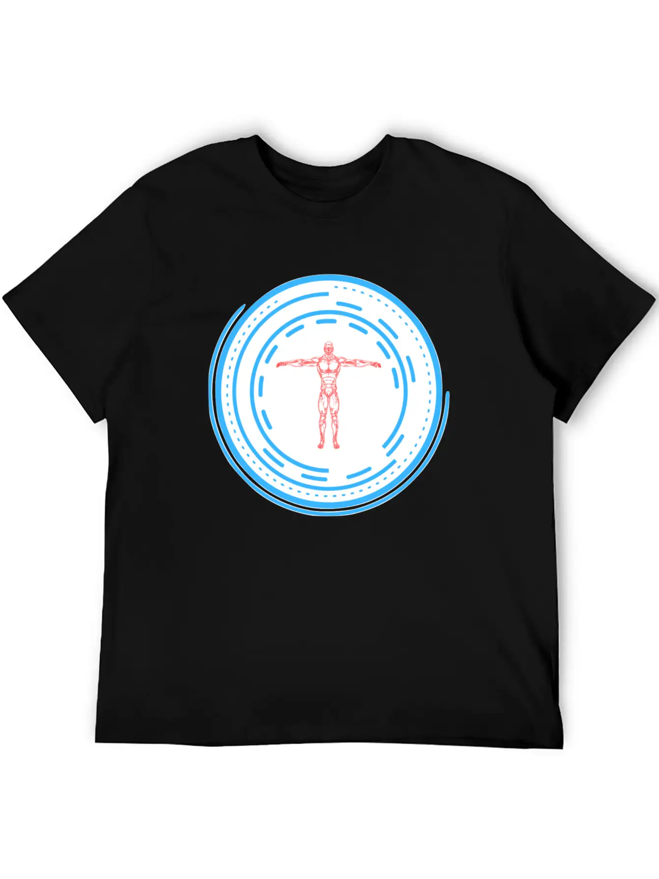 Human Circle Future Stylish Everyday T-Shirt – Unisex Basic Cotton Tee