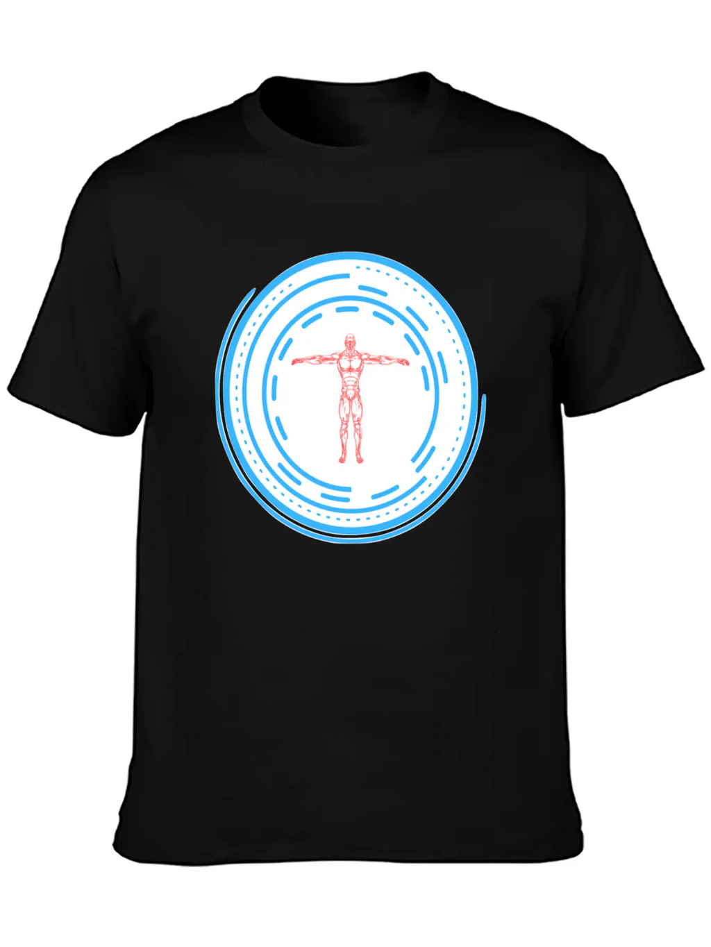 Human Circle Future Stylish Everyday T-Shirt – Unisex Basic Cotton Tee