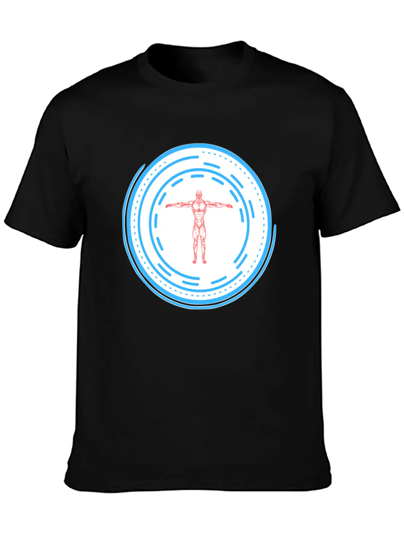 Human Circle Future Stylish Everyday T-Shirt – Unisex Basic Cotton Tee
