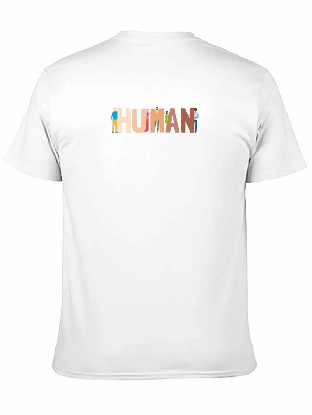 Human International For Solidarity Supporters Basic Graphic T-Shirt – Daily Comfort In Soft Cotton