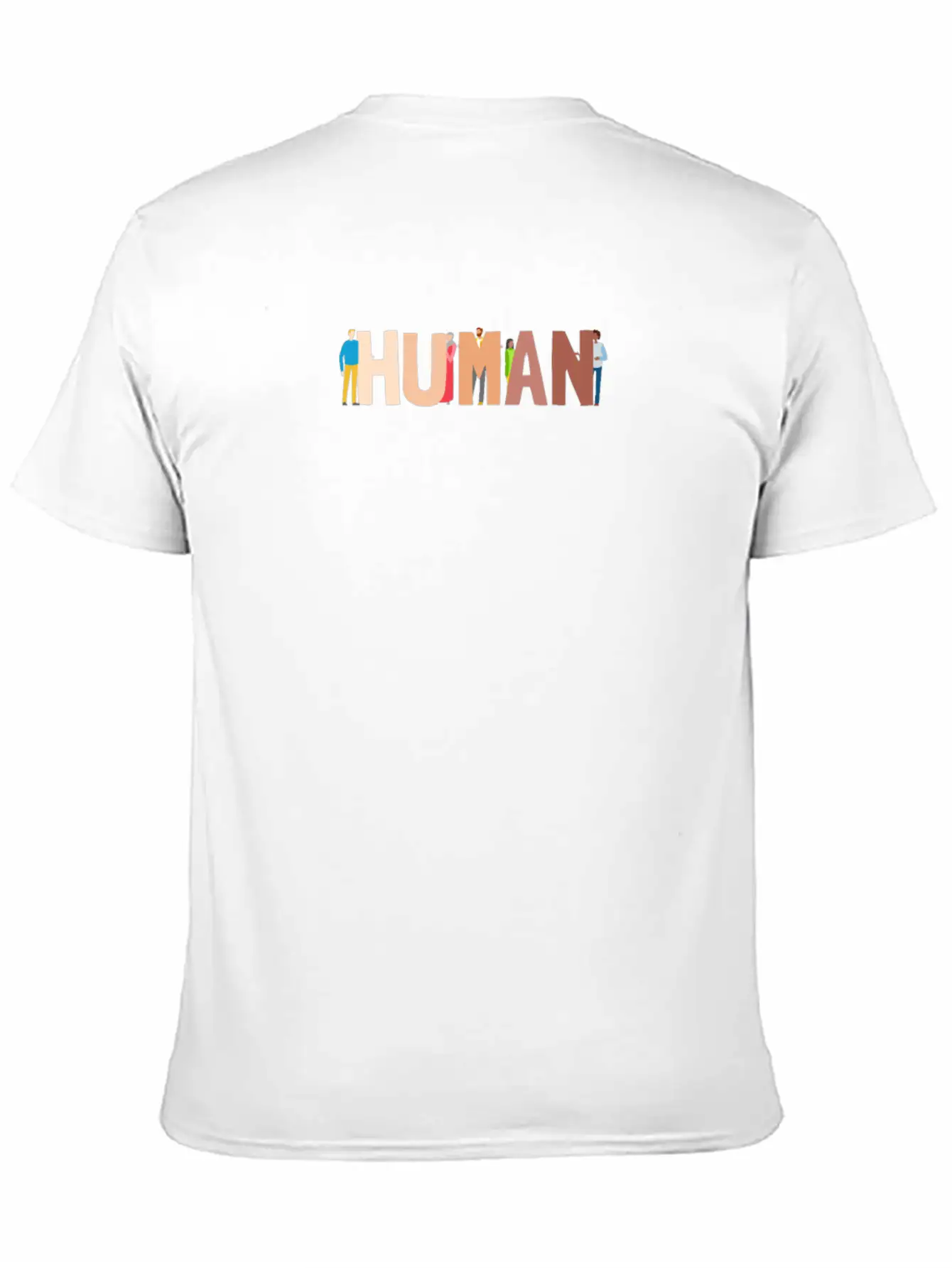 Human International For Solidarity Supporters Basic Graphic T-Shirt – Daily Comfort In Soft Cotton