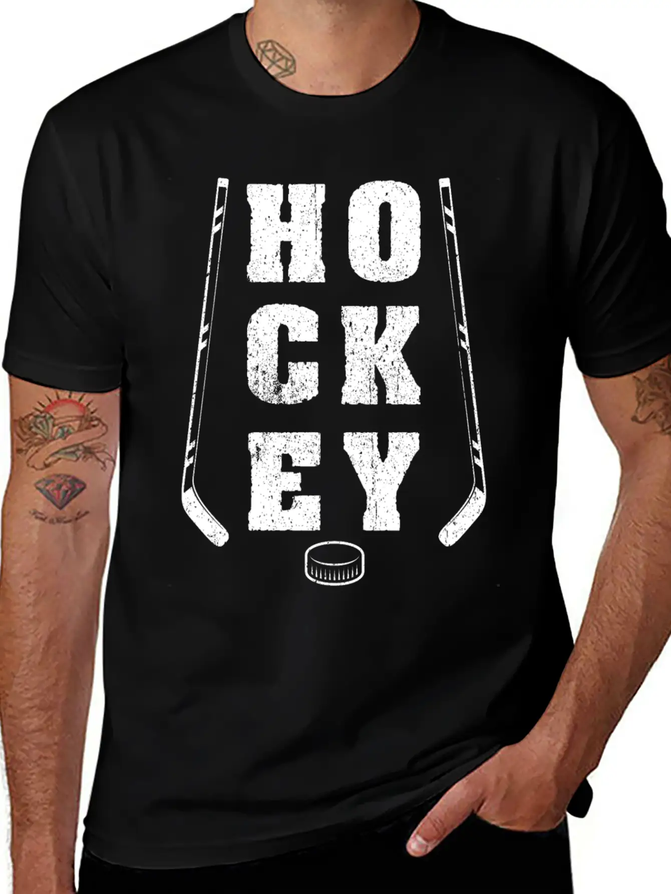 Humor Field Hockey Design Quote Artistic Hockey Basic Graphic T-Shirt – Daily Comfort In Soft Cotton