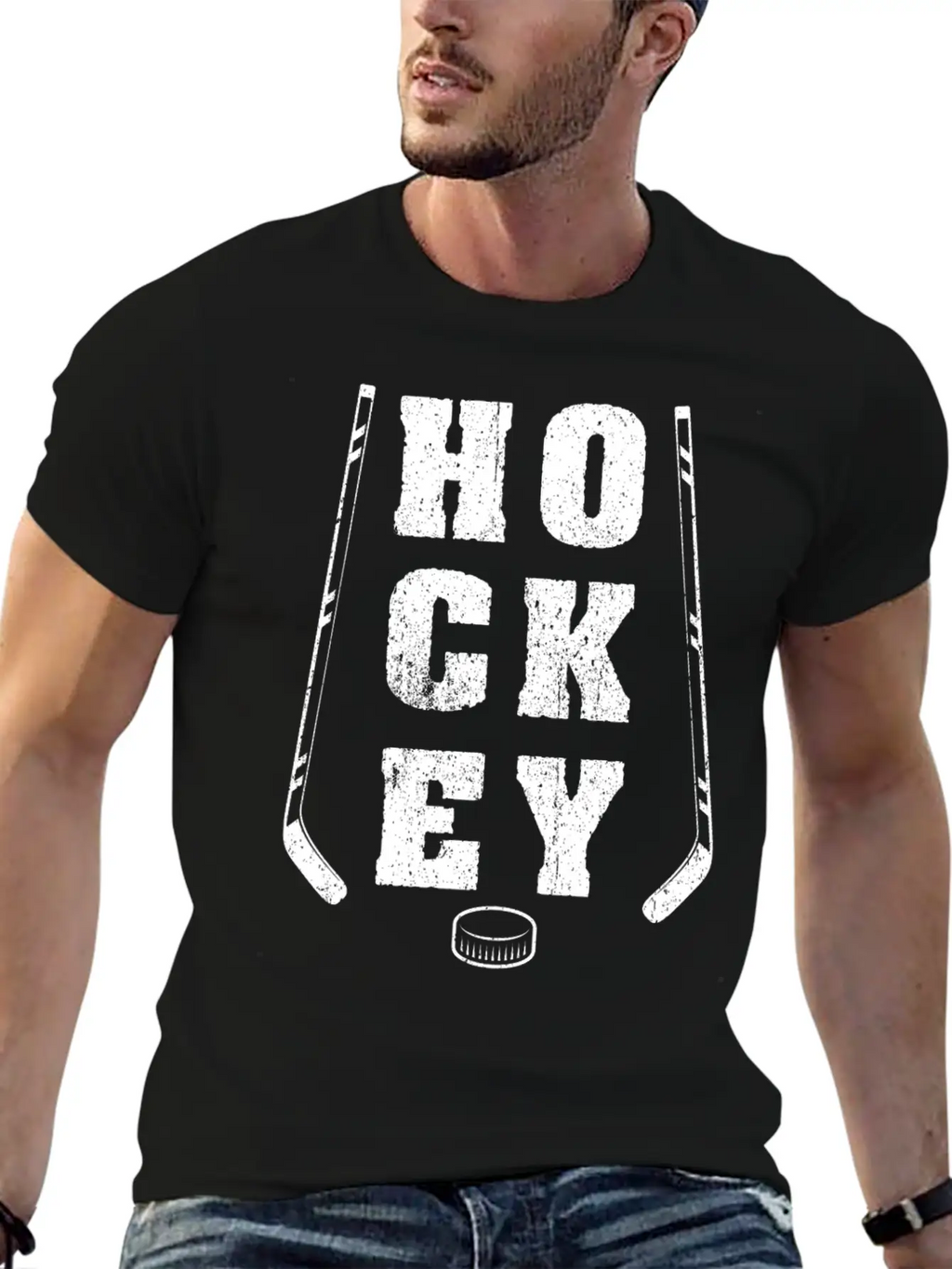 Humor Field Hockey Design Quote Artistic Hockey Basic Graphic T-Shirt – Daily Comfort In Soft Cotton