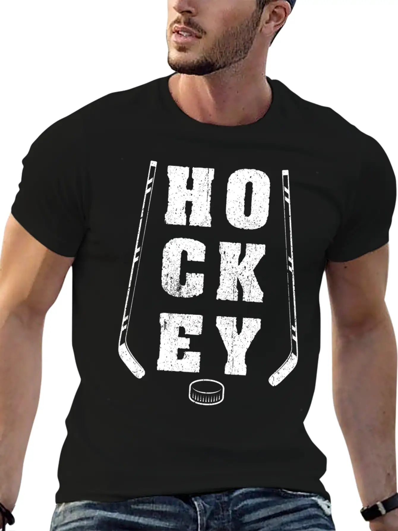Humor Field Hockey Design Quote Artistic Hockey Basic Graphic T-Shirt – Daily Comfort In Soft Cotton