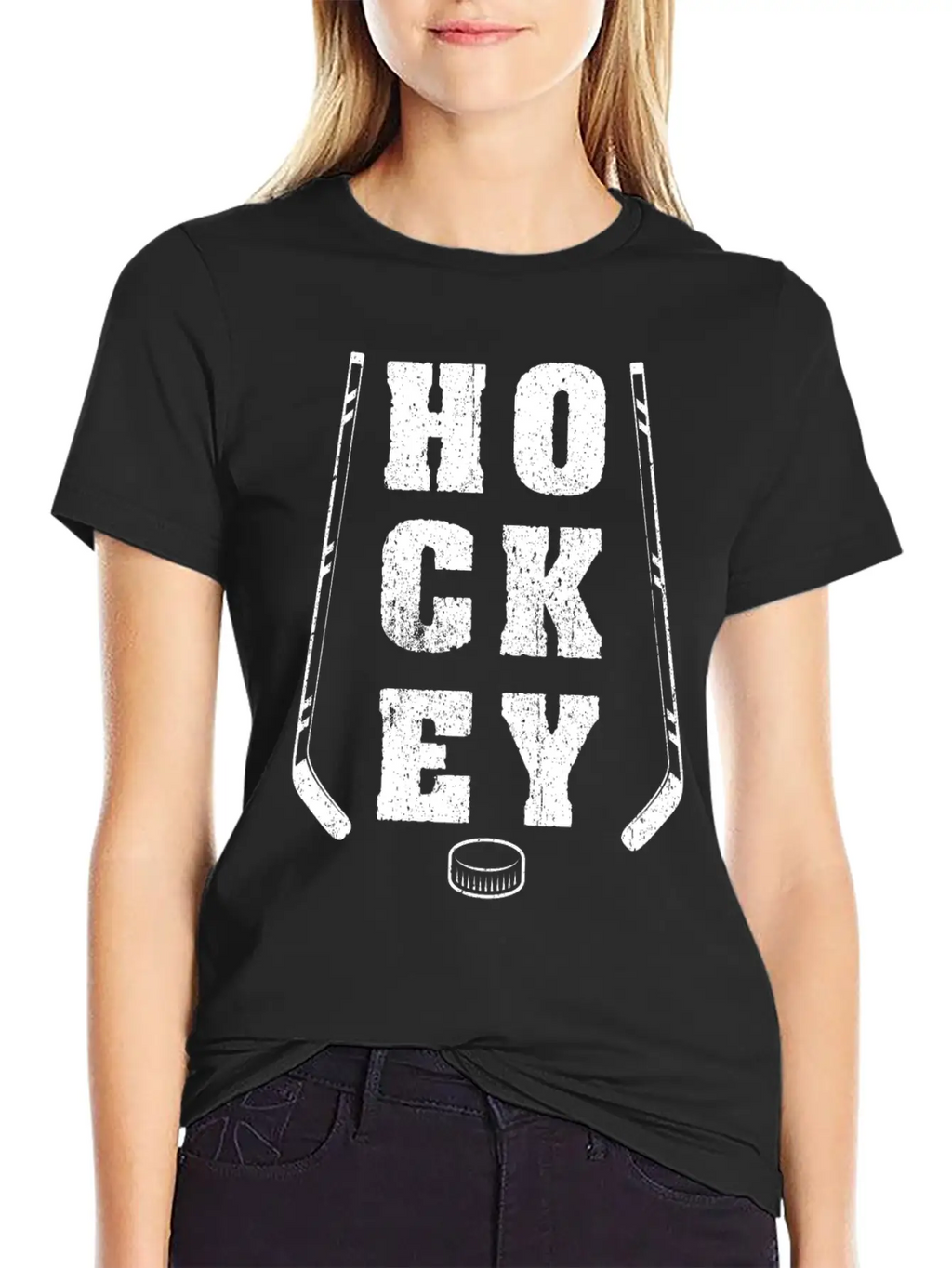 Humor Field Hockey Design Quote Artistic Hockey Basic Graphic T-Shirt – Daily Comfort In Soft Cotton