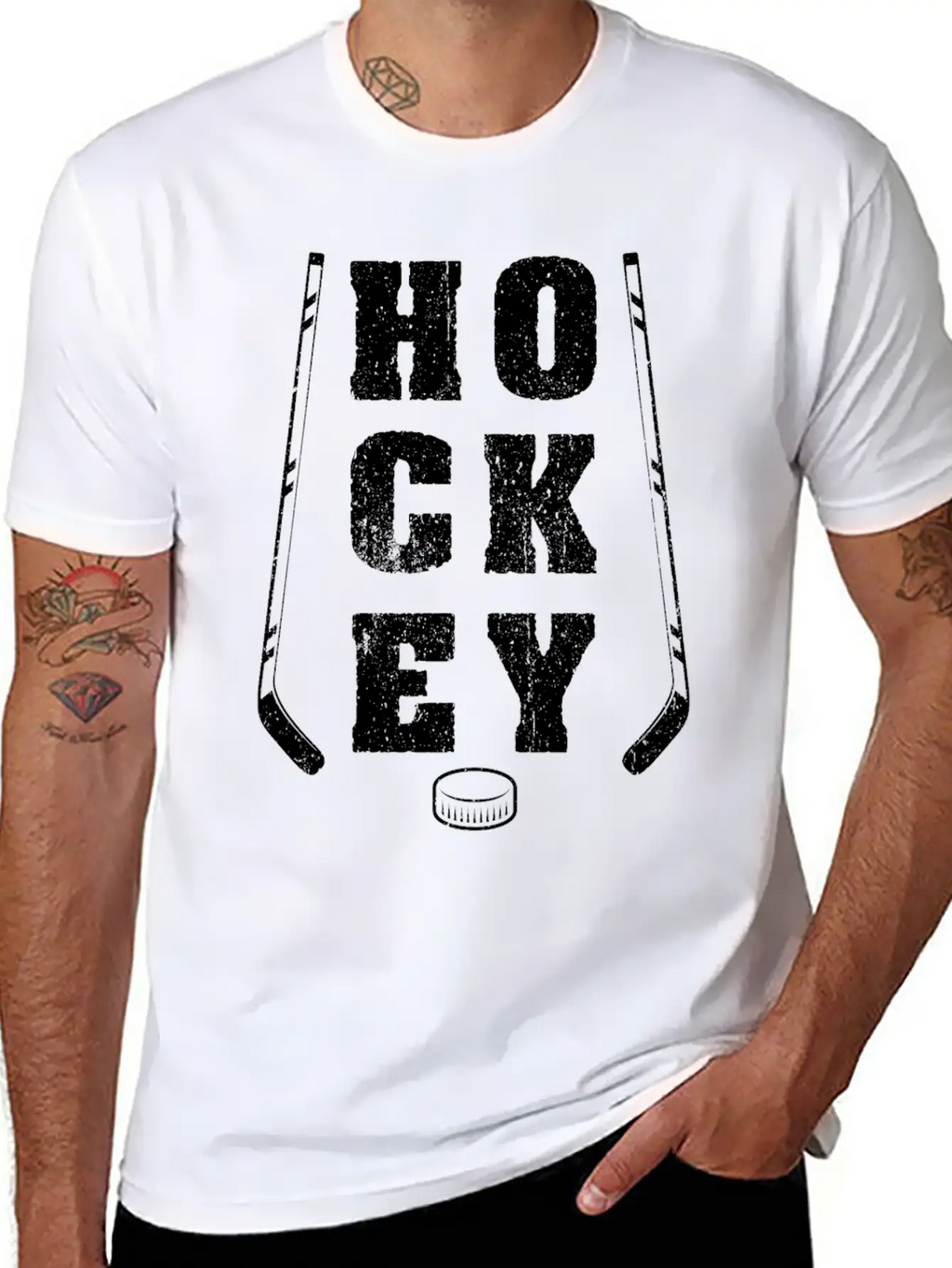 Humor Field Hockey Design Quote Artistic Hockey Basic Graphic T-Shirt – Daily Comfort In Soft Cotton