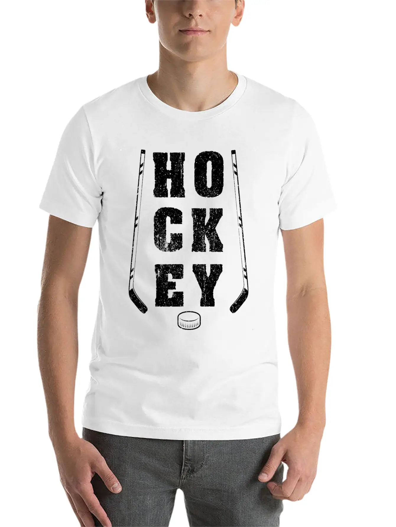 Humor Field Hockey Design Quote Artistic Hockey Basic Graphic T-Shirt – Daily Comfort In Soft Cotton